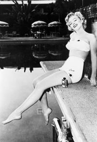 Marilyn Monroe in a bikini