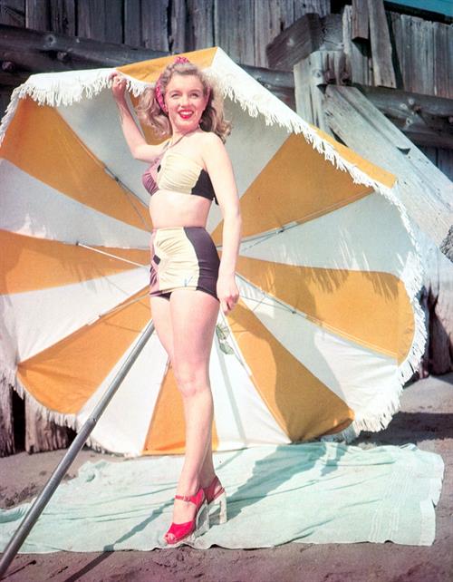 Marilyn Monroe in a bikini