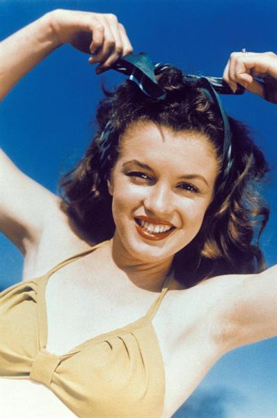 Marilyn Monroe in a bikini
