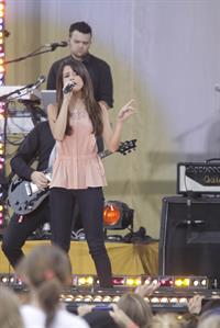 Selena Gomez performs at the Good Morning America GMA Summer Concert Series in New York City on June 17, 2011