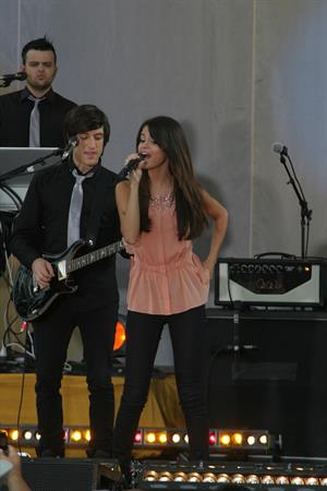 Selena Gomez performs at the Good Morning America GMA Summer Concert Series in New York City on June 17, 2011