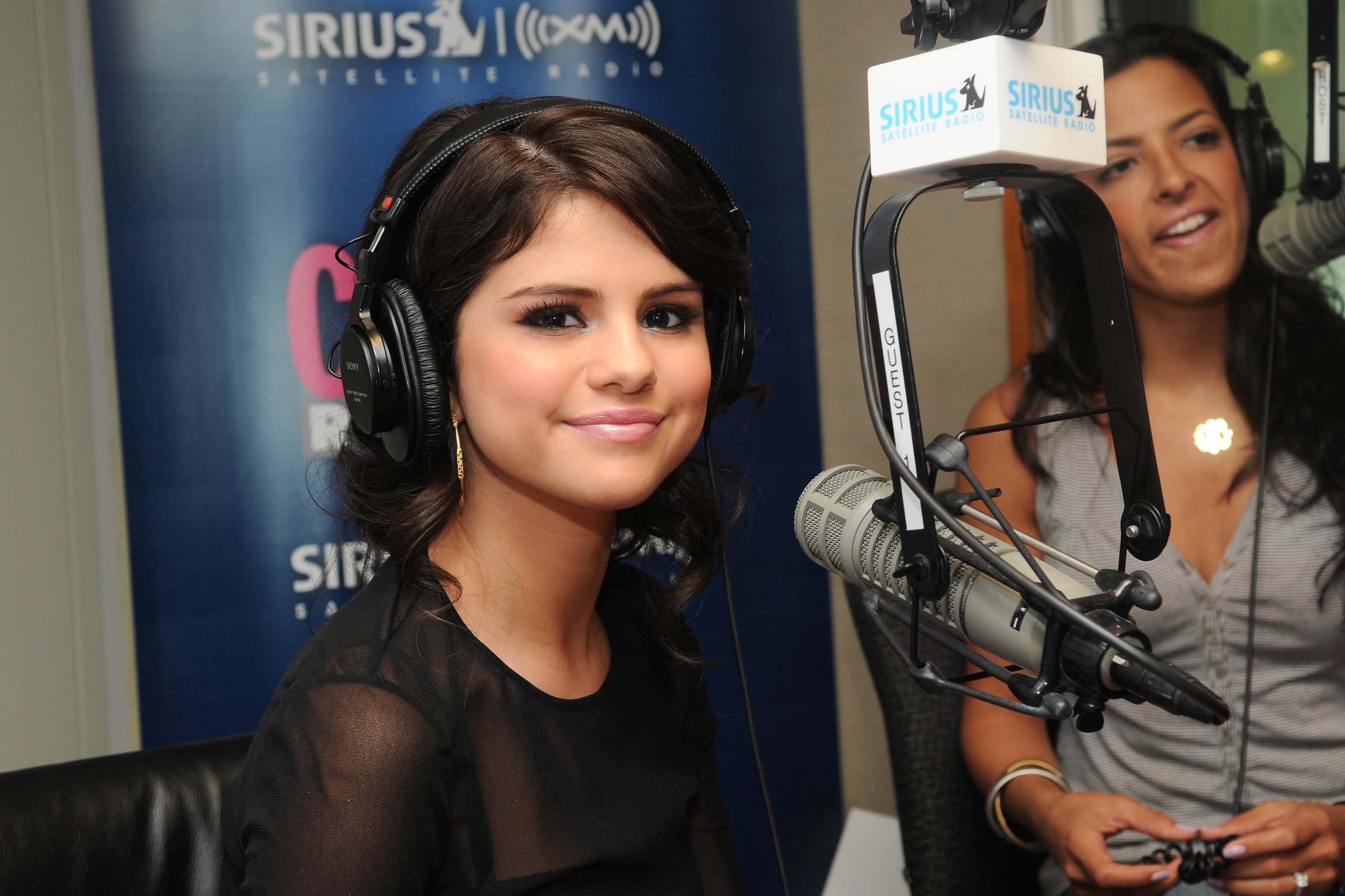 Selena Gomez Pictures. Selena Gomez at Sirius XM radio network in New