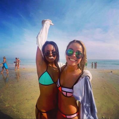 Anonymous in a bikini