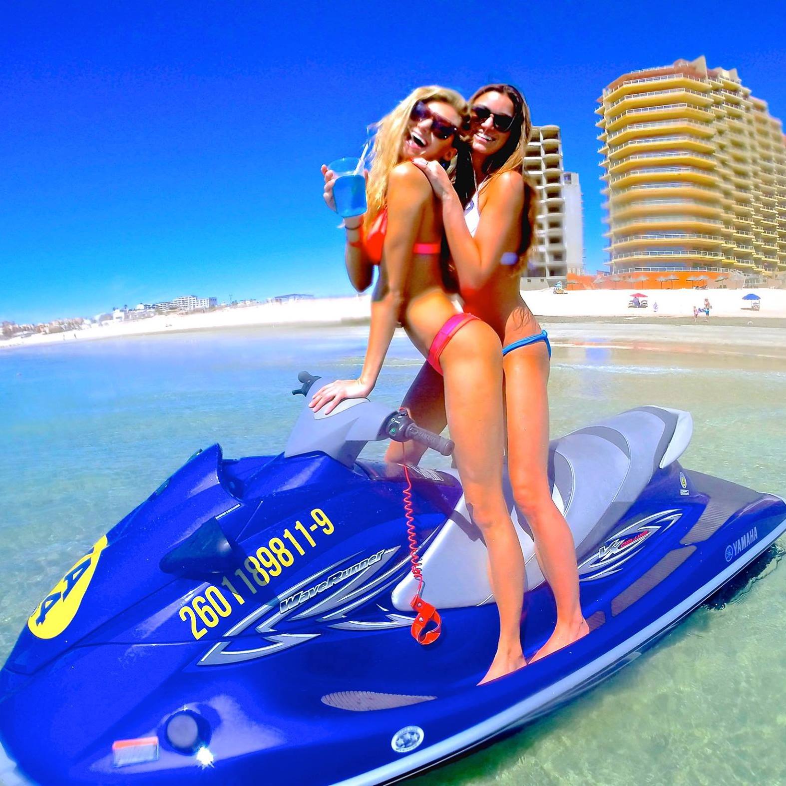 Anonymous in a bikini