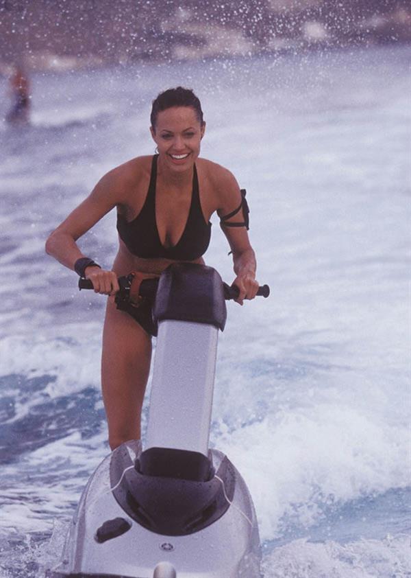Angelina Jolie in a bikini