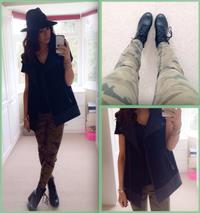 Danielle Peazer taking a selfie