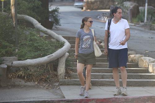 Natalie Portman – walking her dog in LA 8/16/13  