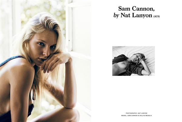 Samantha Cannon for P Magazine by Nat Lanyon
