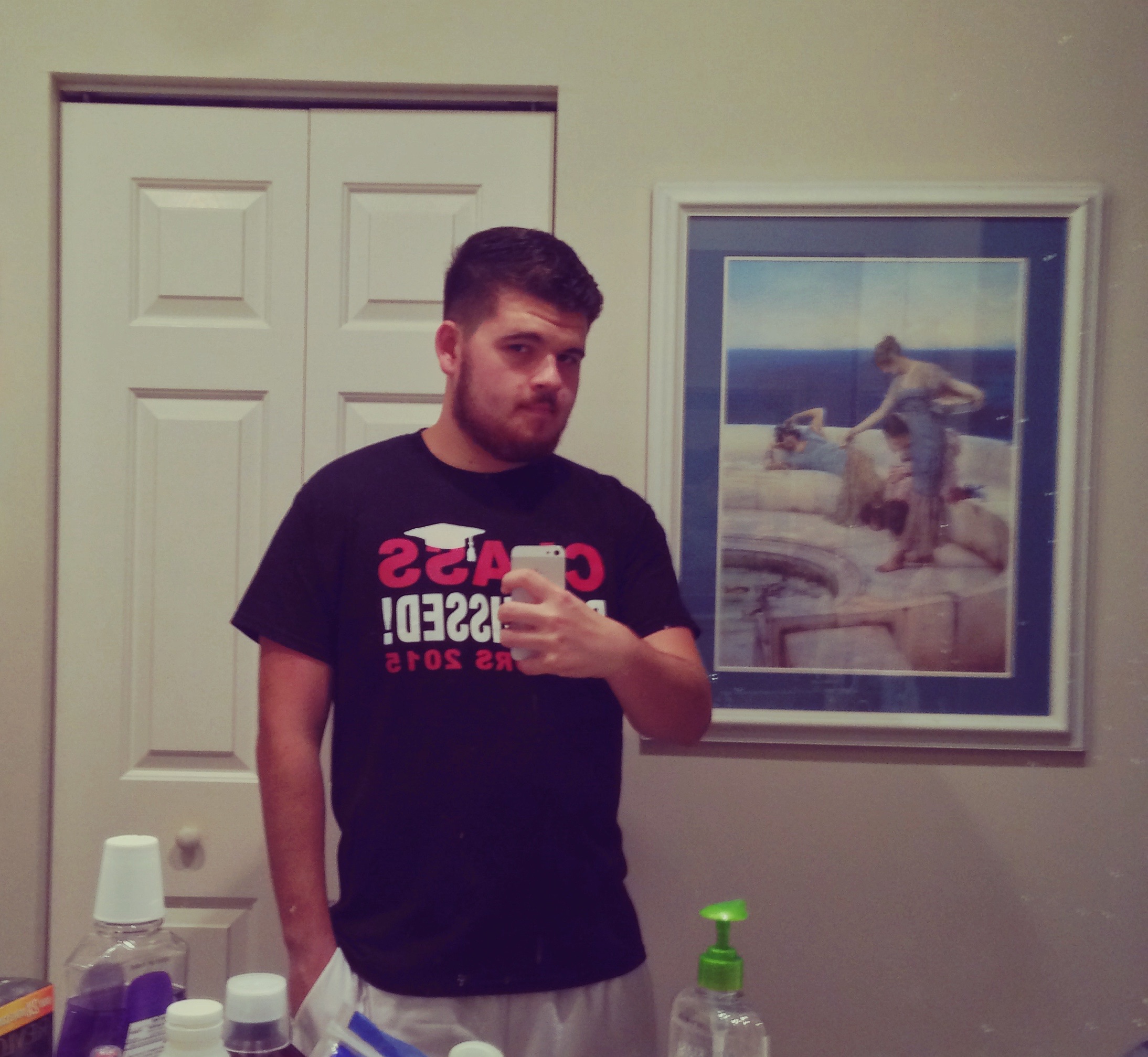 Shaun Sheridan taking a selfie