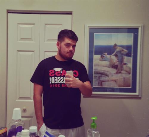 Shaun Sheridan taking a selfie