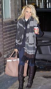 Pamela Anderson At ITV Studios in London 03.01.13 
