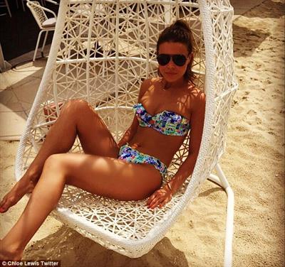 Chloe Lewis in a bikini